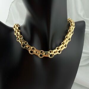 Chunky adjustable waterproof Gold Chain Necklace